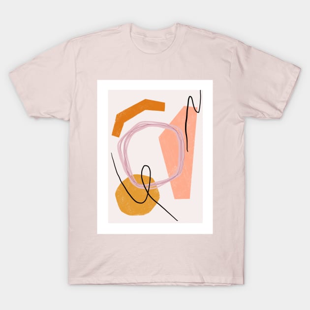 April Abstract T-Shirt by Megan Roy